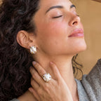 Baroque Pearl Statement Ring