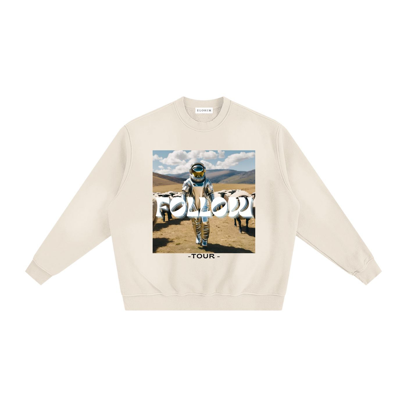 Follow Tour II Sweatshirt / Grey Camel