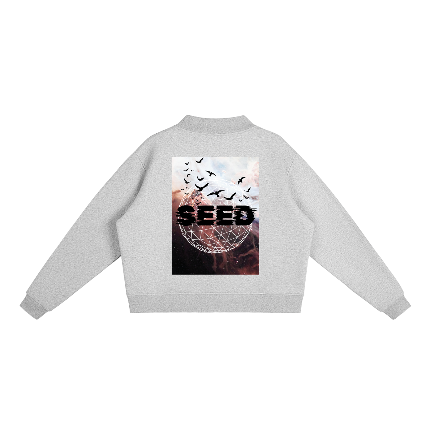 STARCHILD Fleece Mock-Neck Crew Sweatshirt