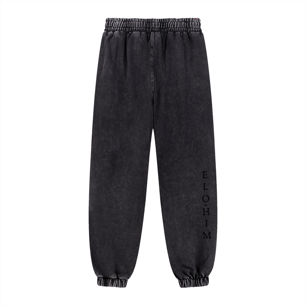 "Jacob.Set" Essentials Snow Wash Heavyweight Joggers