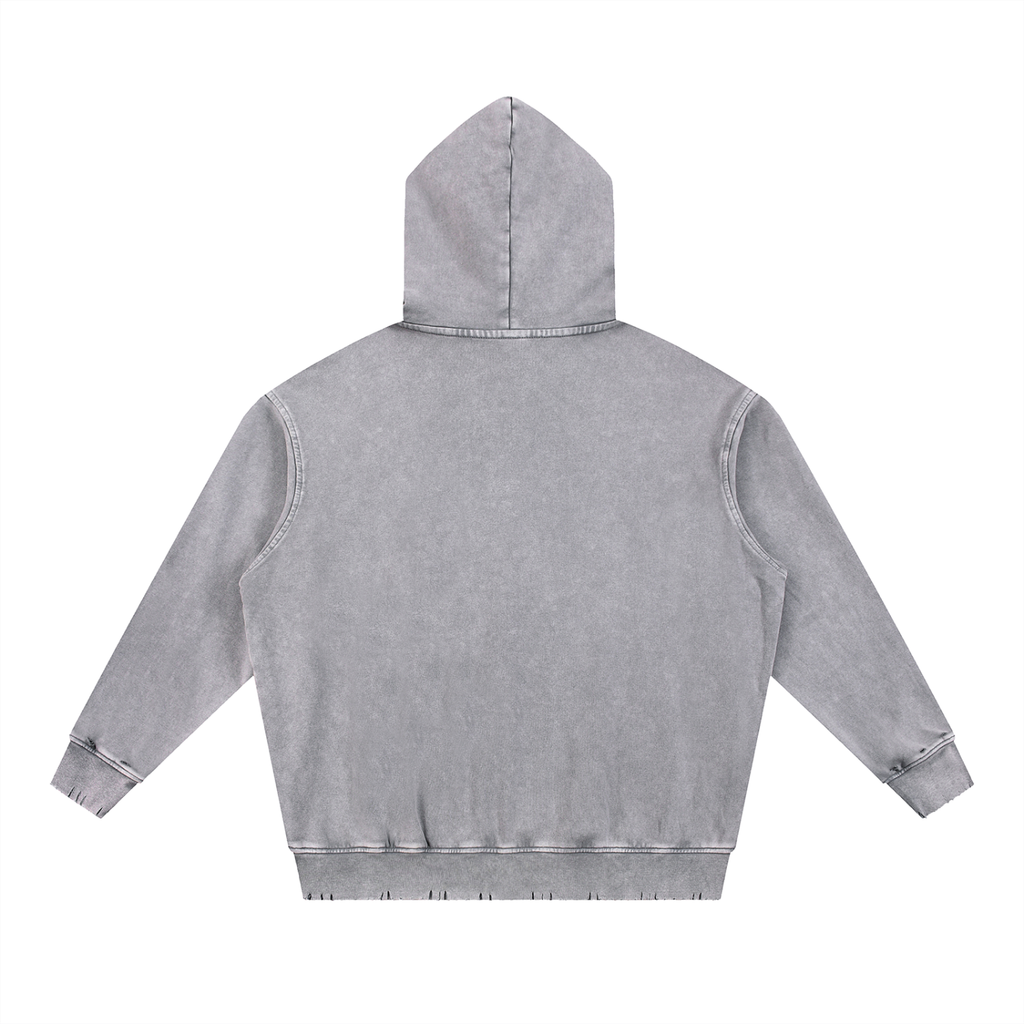 "Jacob.Set" Essentials Snow Wash Heavyweight  Hoodie