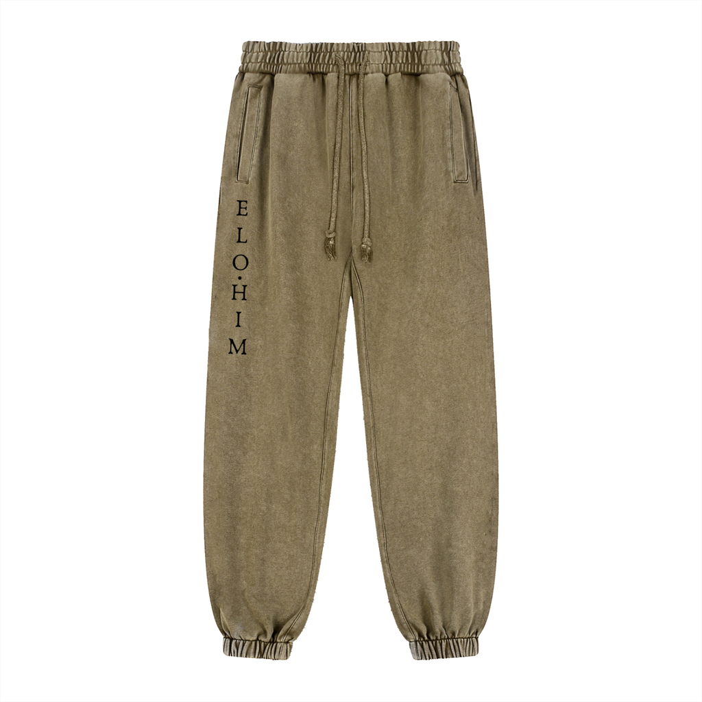 "Jacob.Set" Essentials Snow Wash Heavyweight Joggers