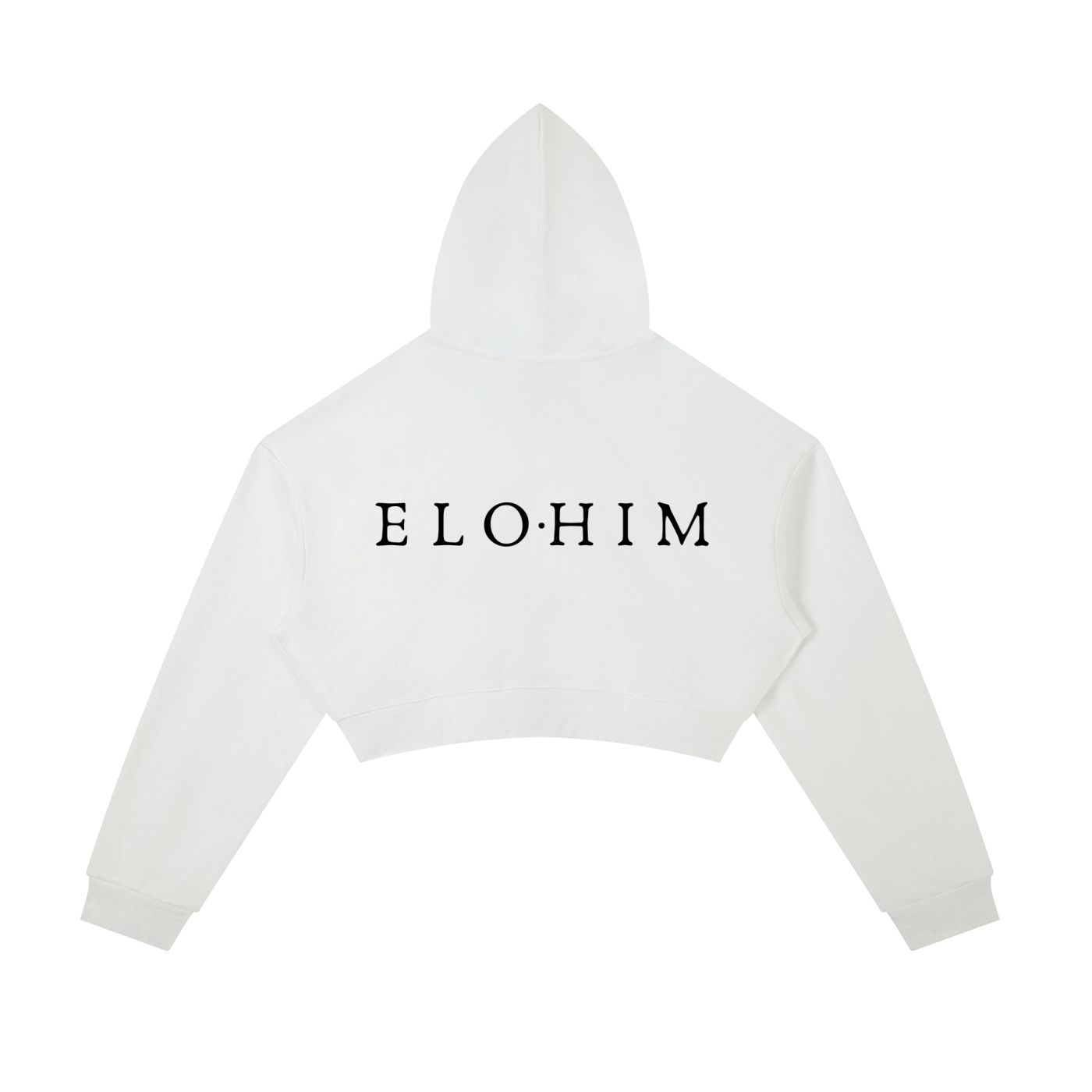 "Samantha.Set" Essentials Cropped Zip-Up Hoodie