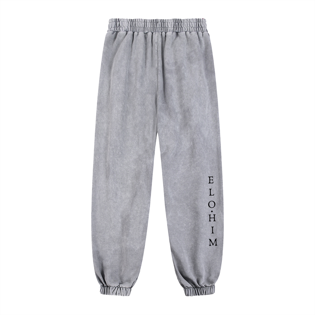 "Jacob.Set" Essentials Snow Wash Heavyweight Joggers