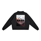 STARCHILD Fleece Mock-Neck Crew Sweatshirt