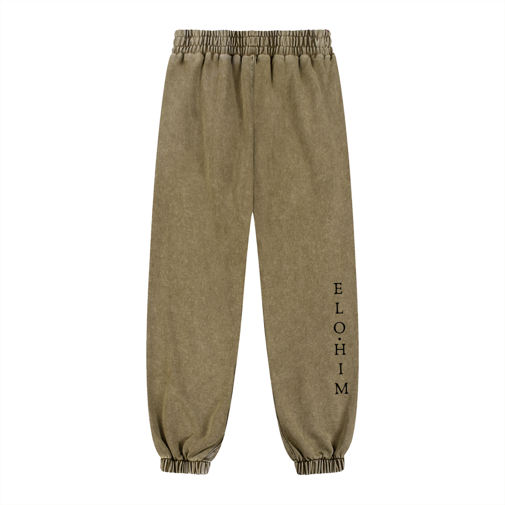 "Jacob.Set" Essentials Snow Wash Heavyweight Joggers