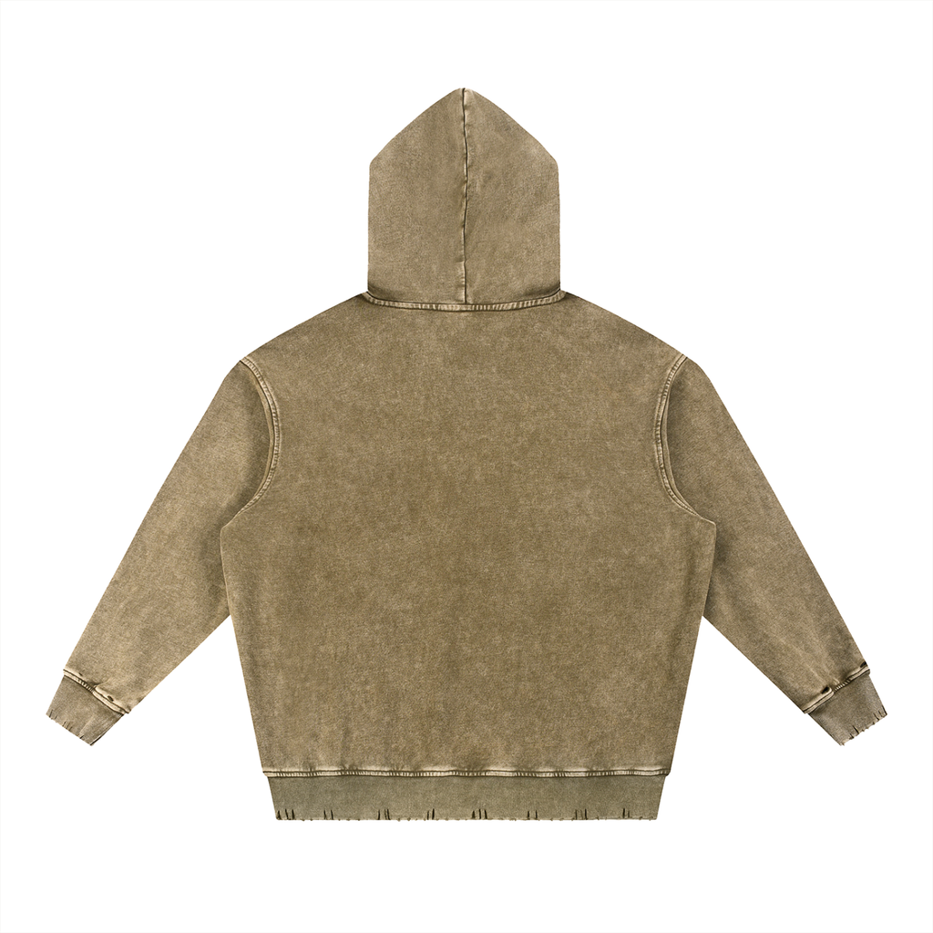 "Jacob.Set" Essentials Snow Wash Heavyweight  Hoodie
