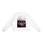 STARCHILD Fleece Mock-Neck Crew Sweatshirt