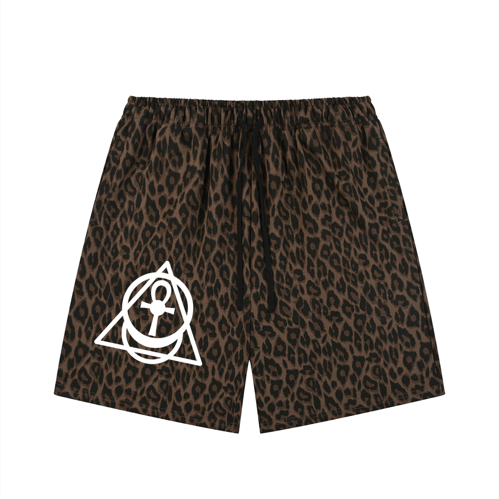 set,animal,leopard,cheetah,shorts
