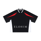 "Trials" ELO.HIM Unisex Oversized Color Block V-Neck T-Shirt