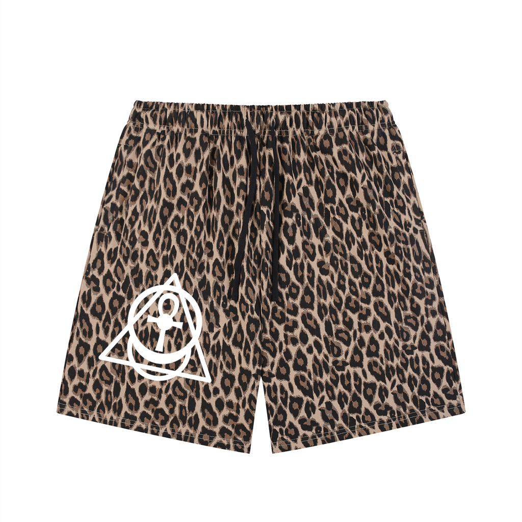 set,animal,leopard,cheetah,shorts