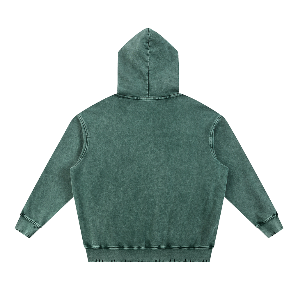 "Jacob.Set" Essentials Snow Wash Heavyweight  Hoodie