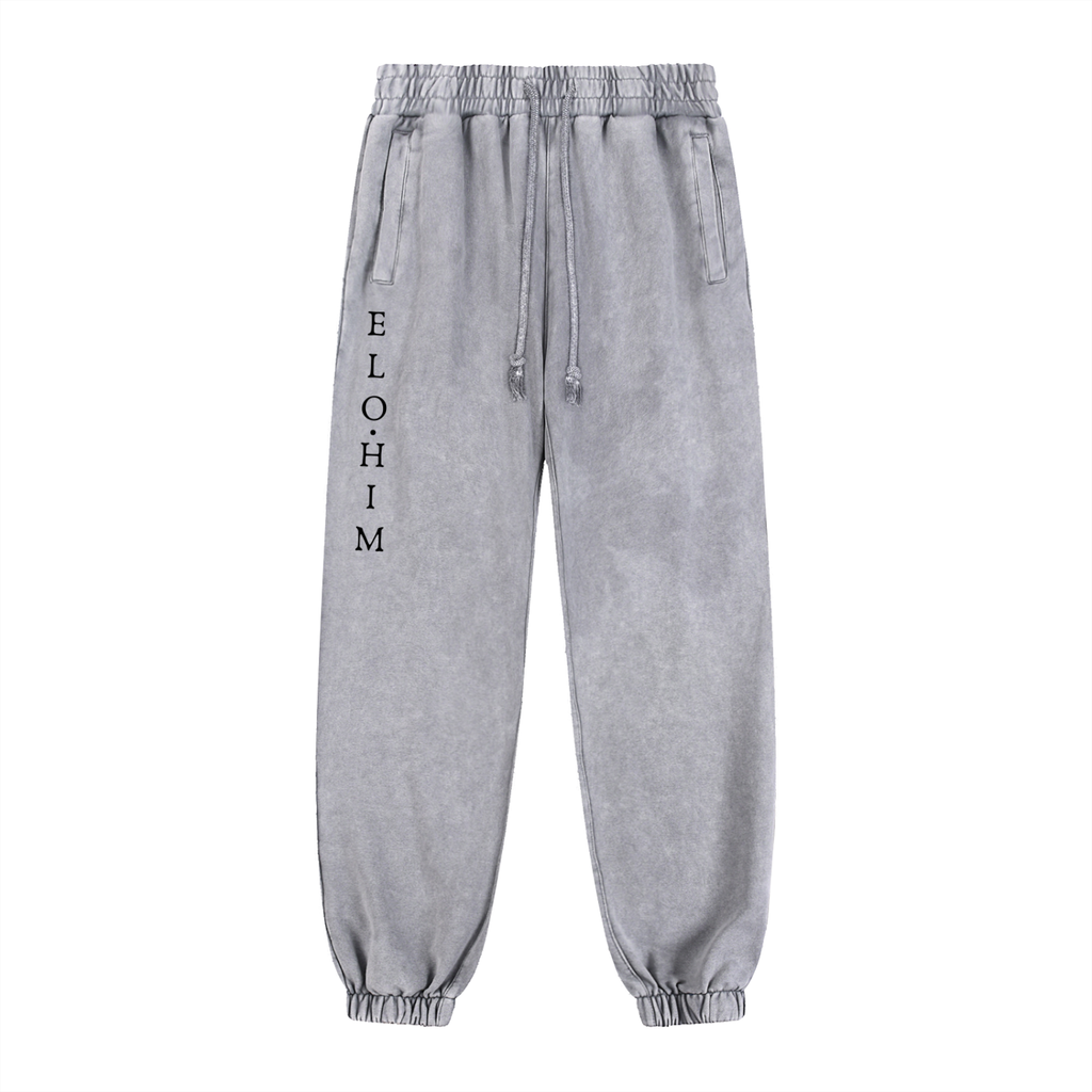 "Jacob.Set" Essentials Snow Wash Heavyweight Joggers