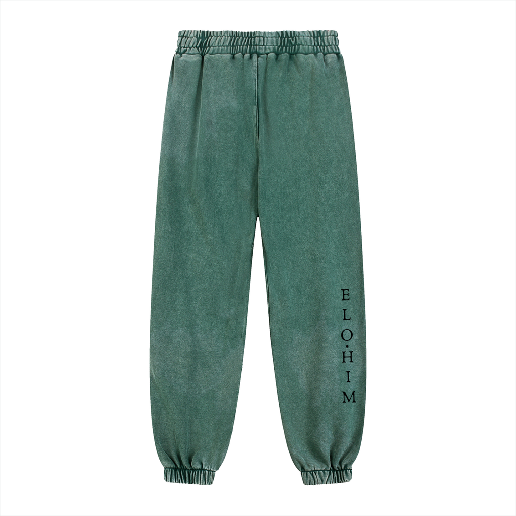 "Jacob.Set" Essentials Snow Wash Heavyweight Joggers