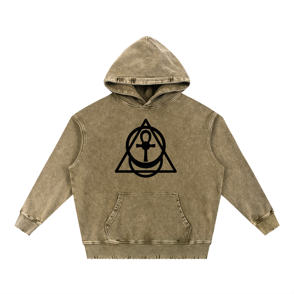 "Jacob.Set" Essentials Snow Wash Heavyweight  Hoodie