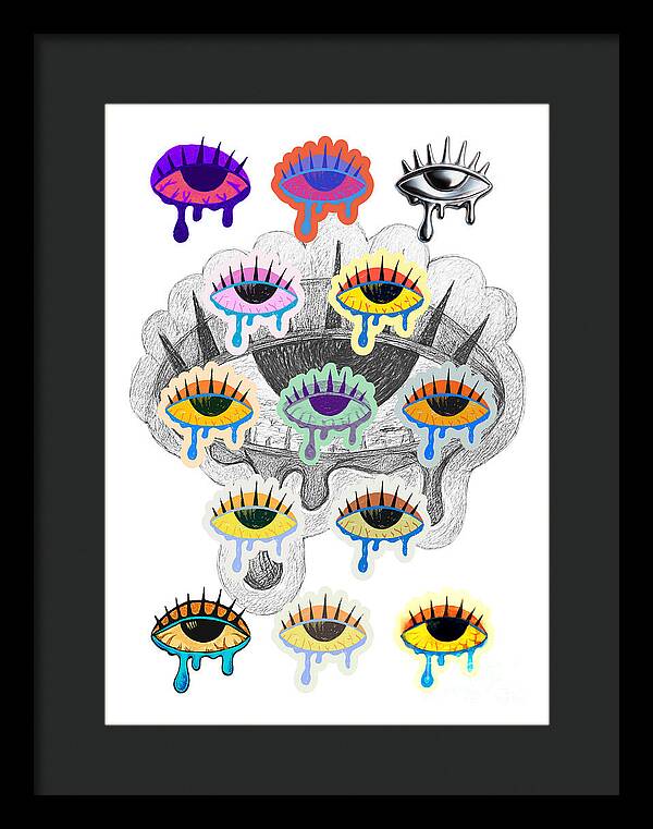All Eyez On Me - Framed Print