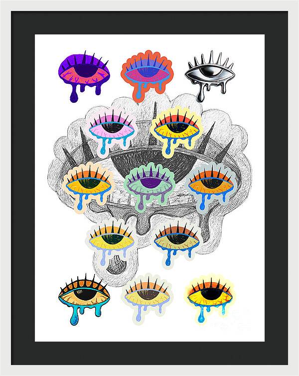 All Eyez On Me - Framed Print