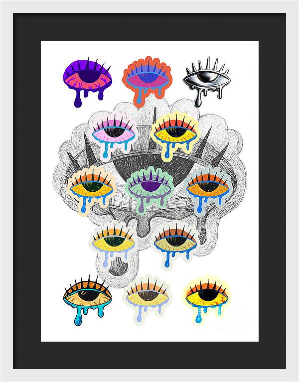 All Eyez On Me - Framed Print