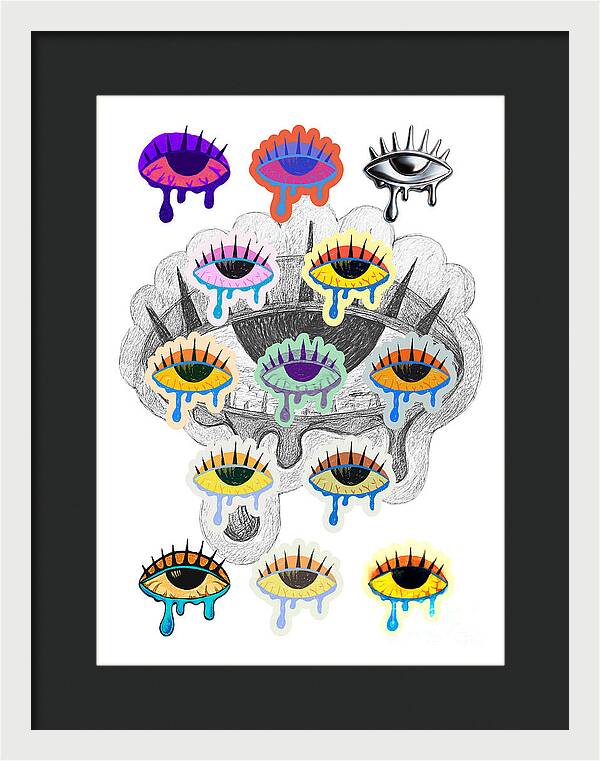 All Eyez On Me - Framed Print