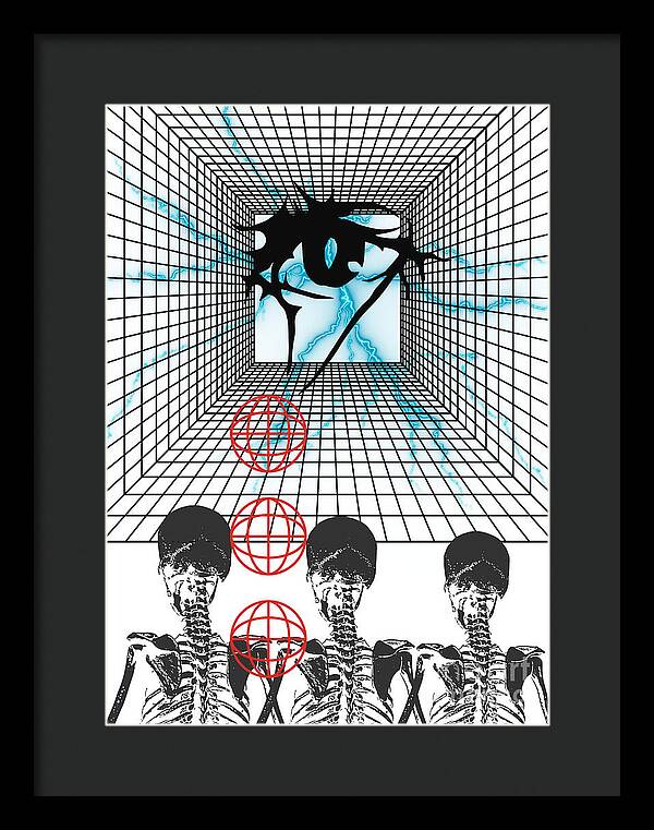 Three Body Solution - Framed Print