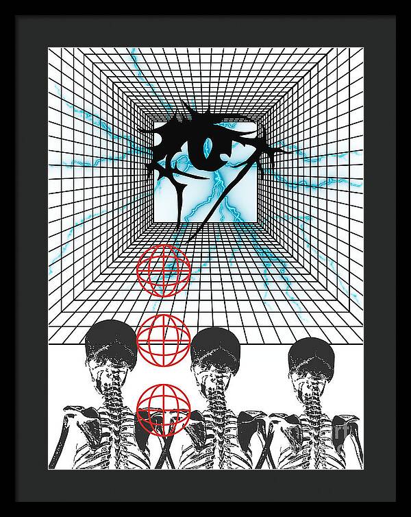 Three Body Solution - Framed Print