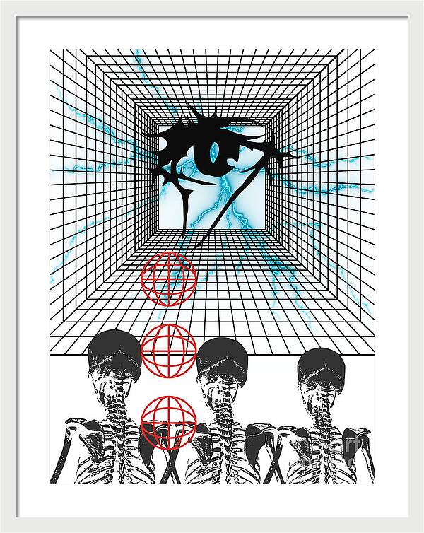 Three Body Solution - Framed Print