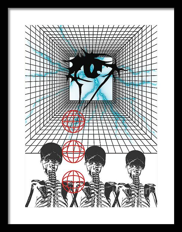 Three Body Solution - Framed Print