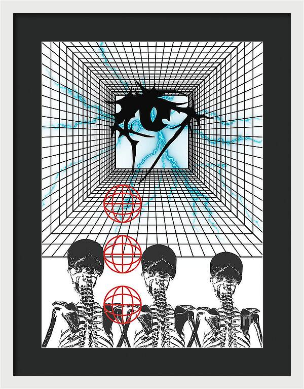 Three Body Solution - Framed Print