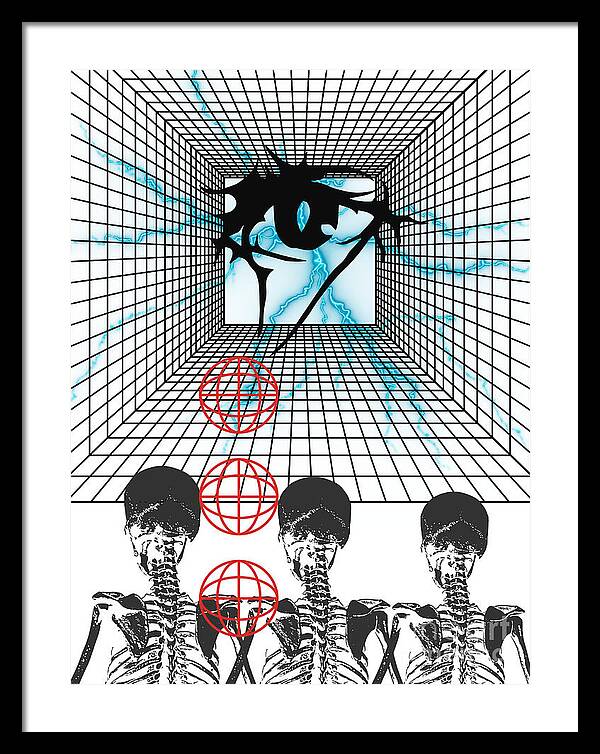 Three Body Solution - Framed Print