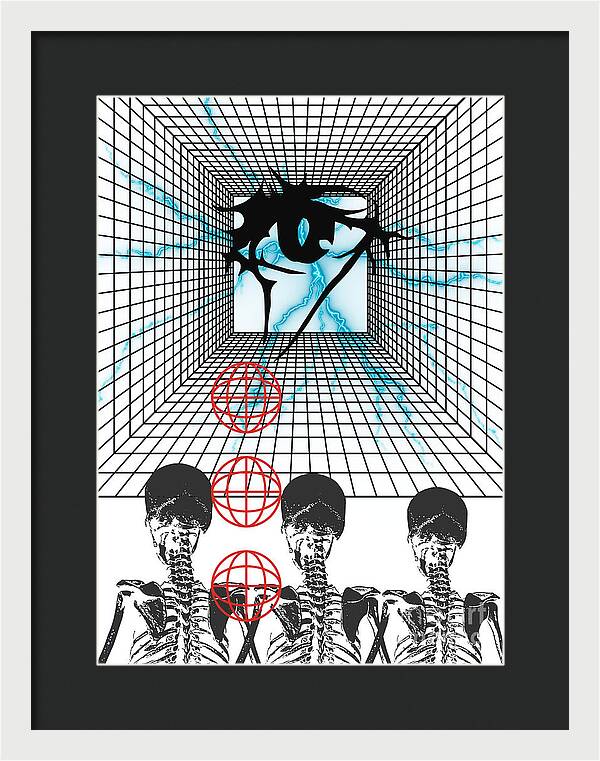 Three Body Solution - Framed Print