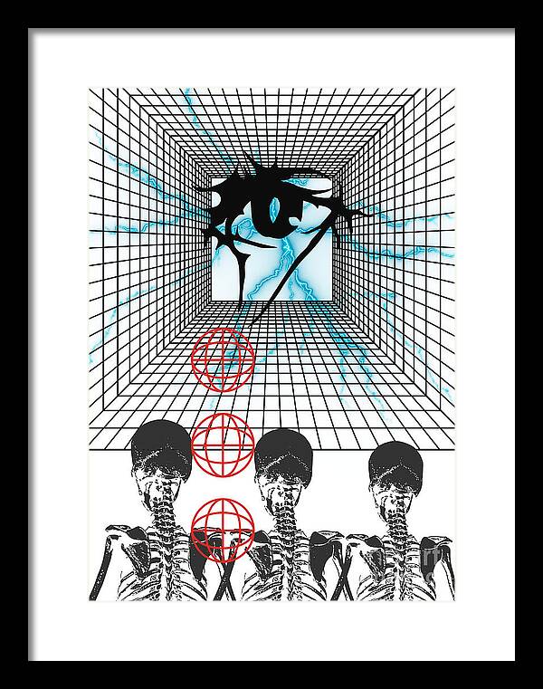 Three Body Solution - Framed Print