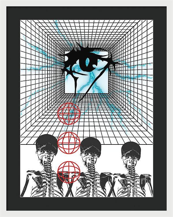 Three Body Solution - Framed Print
