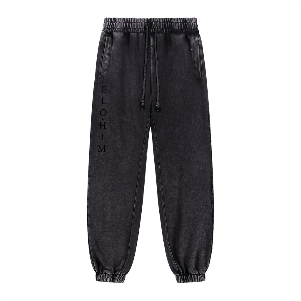"Jacob.Set" Essentials Snow Wash Heavyweight Joggers