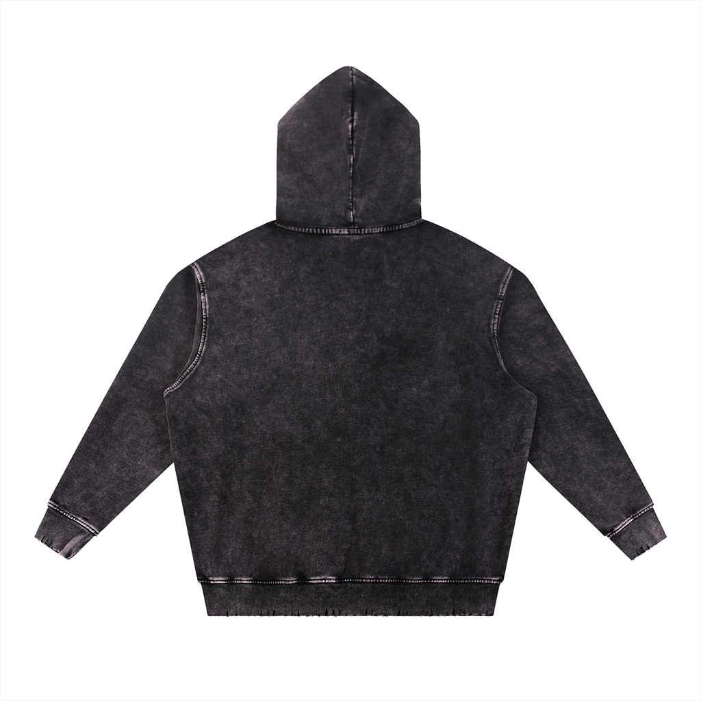 "Jacob.Set" Essentials Snow Wash Heavyweight  Hoodie