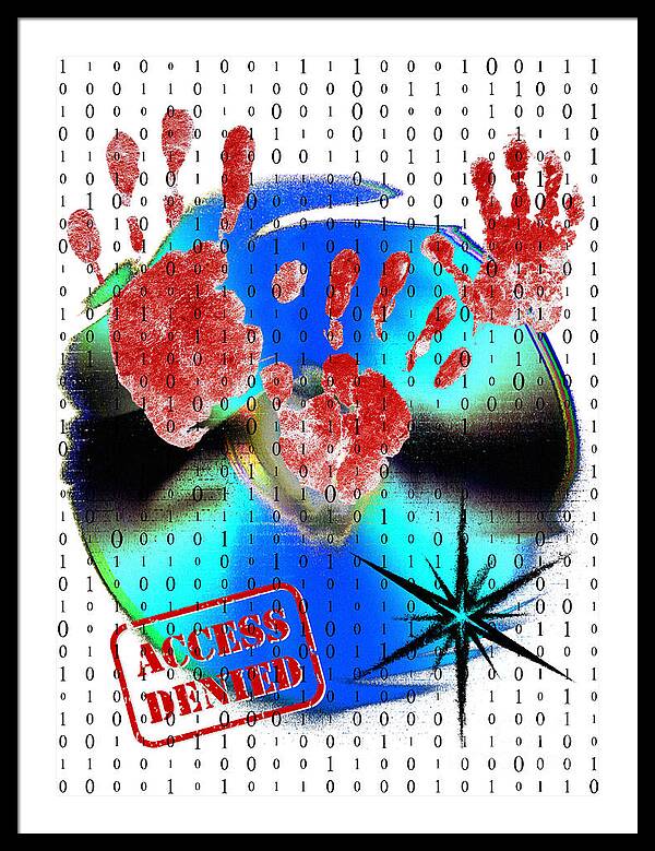 I Plead The 5th - Framed Print