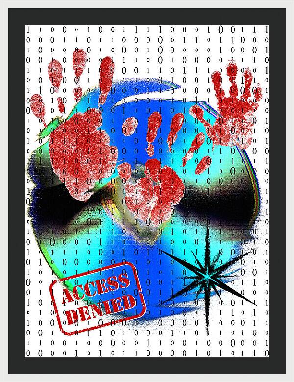 I Plead The 5th - Framed Print