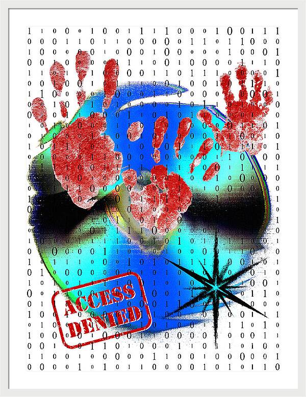 I Plead The 5th - Framed Print