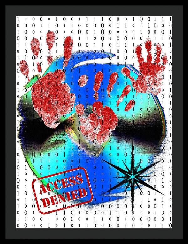 I Plead The 5th - Framed Print