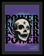 Power - Framed Print