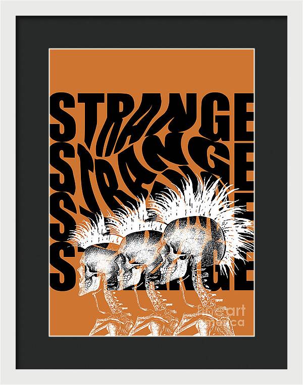 Strange - Framed Print