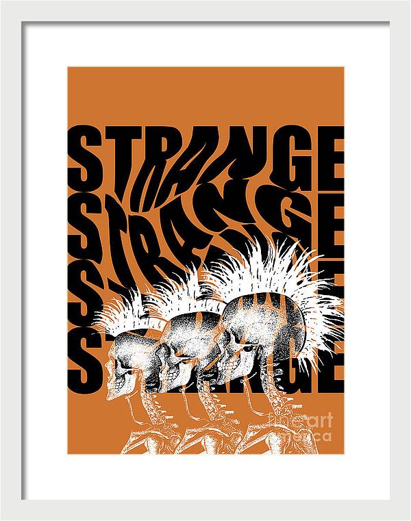 Strange - Framed Print